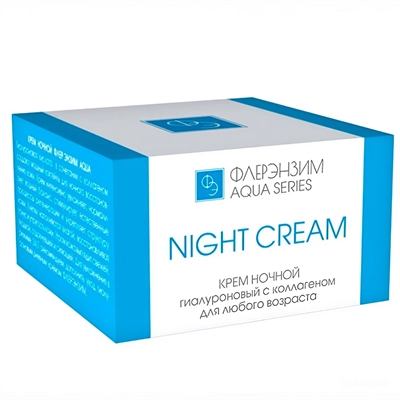 Флер Энзим AQUA Крем ночной для лица гиалуроновый