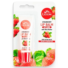 Бальзам для губ. Клубника с маслом Ши. Lilium