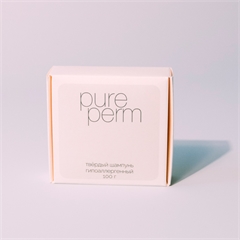 Твёрдый эко-шампунь для волос. Гипоаллергенный. PURE PERM